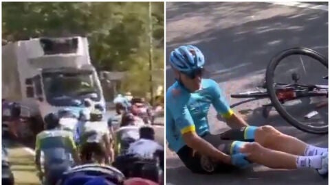 Cami&oacute;n en el Tour de Luxemburgo