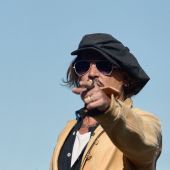 Johnny Depp, en el photocall de la edición 68 del Festival de San Sebastián