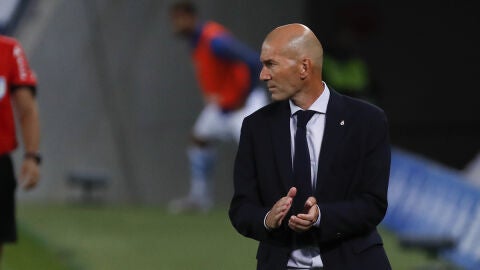 El entrenador del Real Madrid, Zinedine Zidane