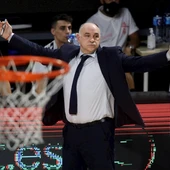 Pablo Laso, en la cancha Pablo Laso, en la cancha
