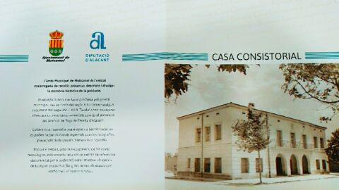 El primer folleto editado sobre la Casa Consistorial El primer folleto editado sobre la Casa Consistorial
