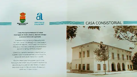 El primer folleto editado sobre la Casa Consistorial El primer folleto editado sobre la Casa Consistorial