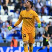 Juan Soriano, en un partido con el Sevilla.