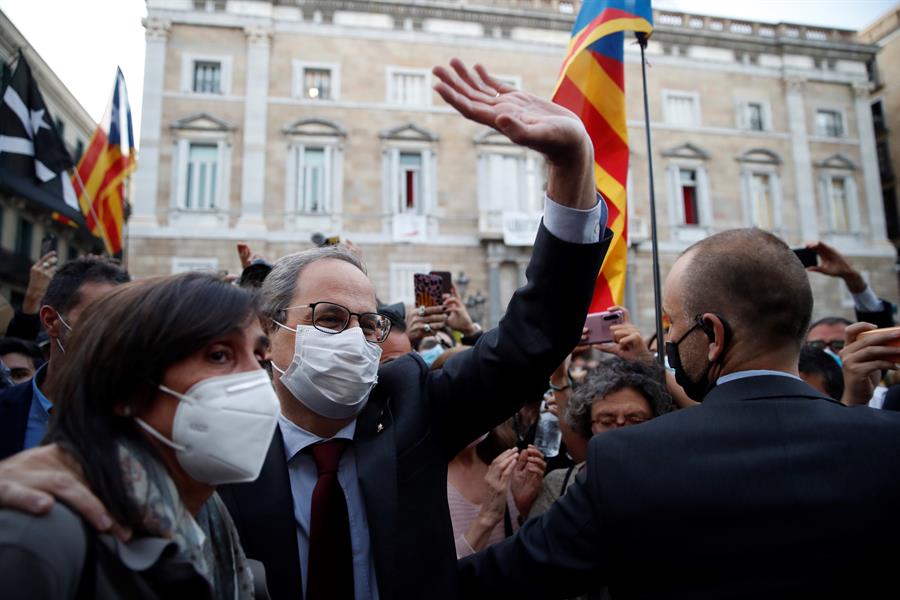 Maldita hemeroteca: Torra vuelve a tirar del comodín del plebiscito Maldita hemeroteca: Torra vuelve a tirar del comodín del plebiscito