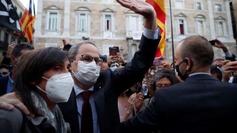 Quim Torra pide al Tribunal Constitucional que suspenda de forma urgente su inhabilitaci&oacute;n como presidente de la Generalitat