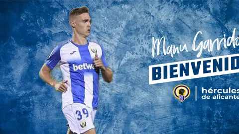 Manu Garrido, nuevo delantero del Hércules. Manu Garrido, nuevo delantero del Hércules.