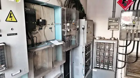 Zona en la que trabajaban los operarios heridos. Zona en la que trabajaban los operarios heridos.