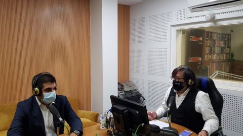 Gabriel Alen nos estudios de Onda Cero 