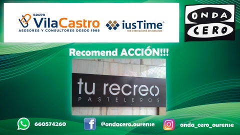 Recomend ACCION!!! con Pasteleria Tu Recreo