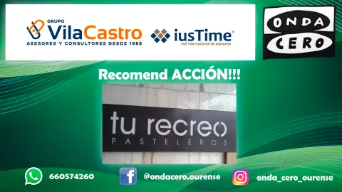 Recomend ACCION!!! con Pasteleria Tu Recreo Recomend ACCION!!! con Pasteleria Tu Recreo
