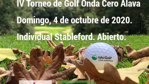IV Torneo de golf Onda Cero &Aacute;lava