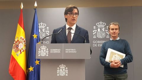 Salvador Illa y Fernando Sim&oacute;n