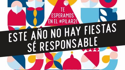 Cartel de las No Fiestas del Pilar