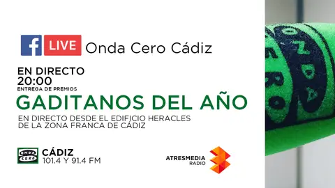 En directo desde ondacero.es la gala de los Gaditanos del Año 2020 En directo desde ondacero.es la gala de los Gaditanos del Año 2020