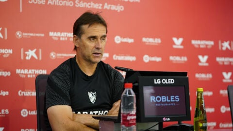 Lopetegui, en sala de prensa
