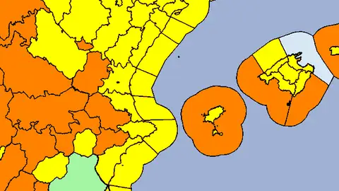 Alertas por vientos en la provincia de Alicante Alertas por vientos en la provincia de Alicante