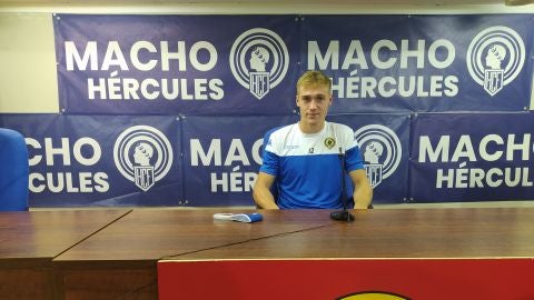 Manu Garrido, en su presentaci&oacute;n.