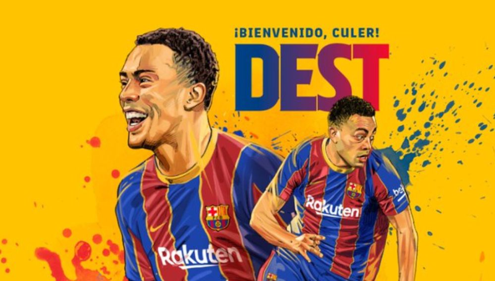 OFICIAL: Sergiño Dest ficha por el Barcelona para las próximas 5 temporadas 
