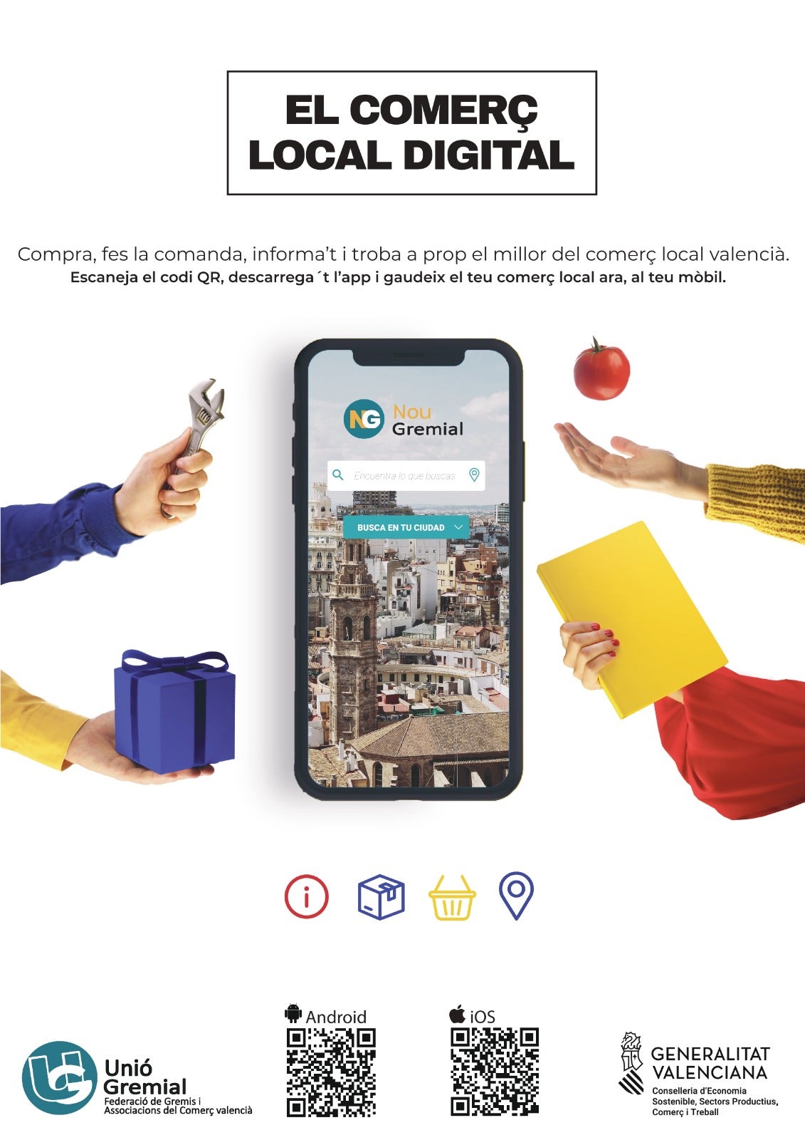 Unió Gremial lanza la herramiento “Nou Gremial, el Comerç Local Digital” para impulsar la digitalización del comercio local valenciano Unió Gremial lanza la herramiento “Nou Gremial, el Comerç Local Digital” para impulsar la digitalización del comercio local valenciano