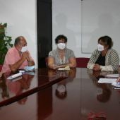 Reunión de Amaya con los miembros de esta asociación