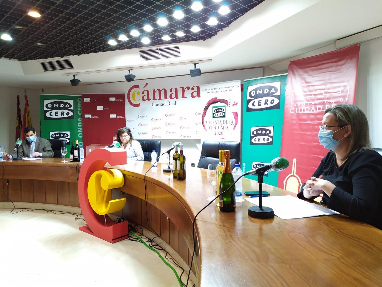 Fiesta de la Vendimia de la D.O La Mancha en la Cámara de Comercio de Ciudad Real Fiesta de la Vendimia de la D.O La Mancha en la Cámara de Comercio de Ciudad Real