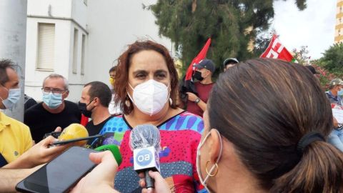 &Aacute;ngela Aguilera, portavoz de Adelante Andaluc&iacute;a