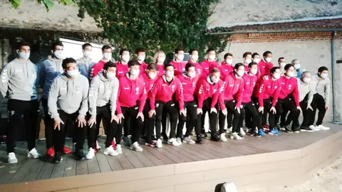Presentación del cuerpo técnico u primer equipo del Club Segoviana