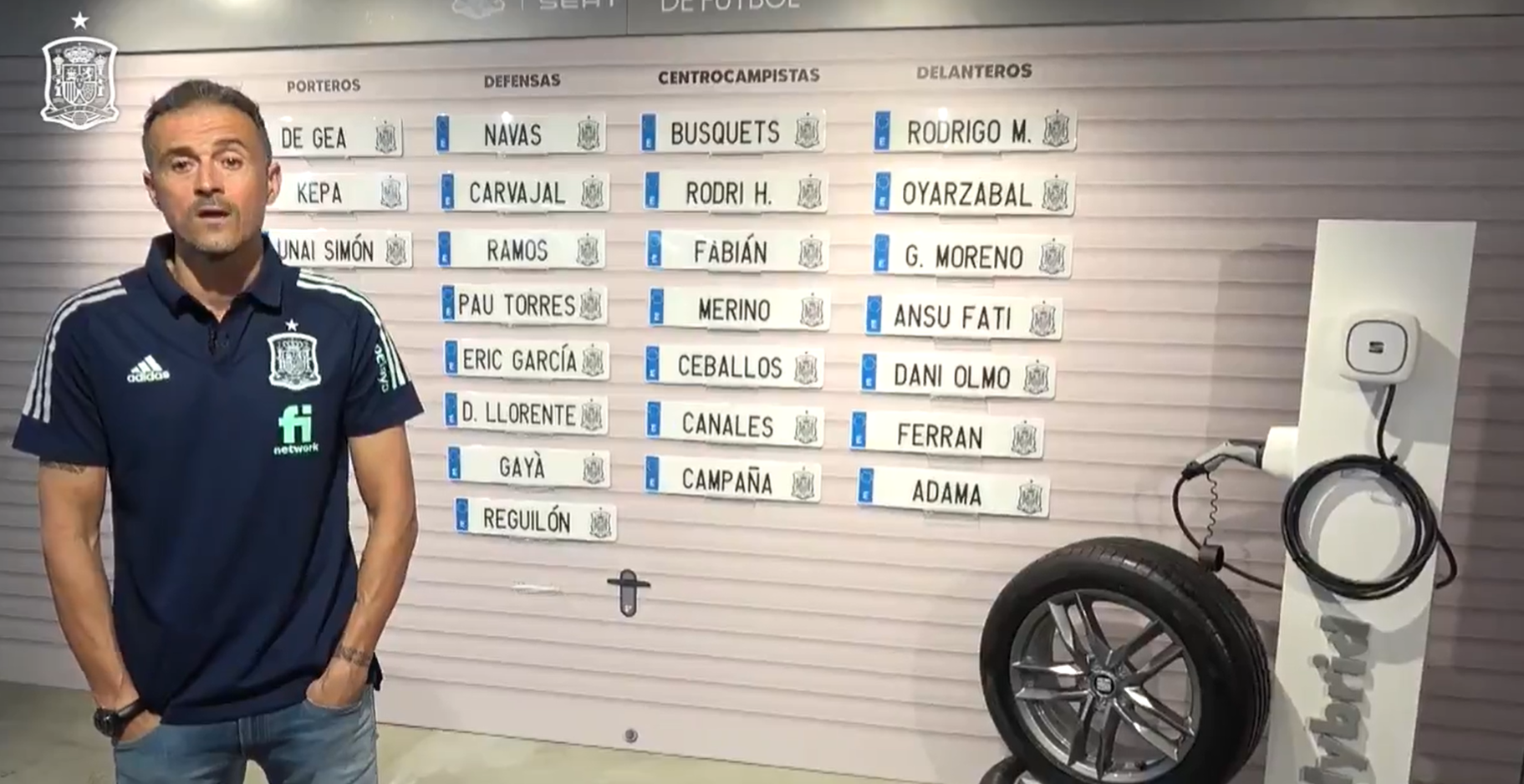 Canales, Campaña y Ceballos, novedades de la nueva lista de Luis Enrique en la Selección Canales, Campaña y Ceballos, novedades de la nueva lista de Luis Enrique en la Selección