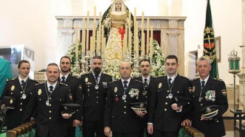 Agentes de la Policía Nacional en Cuenca