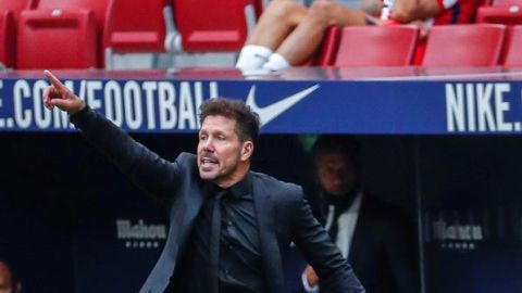 El entrenador del Atl&eacute;tico de Madrid, Diego Pablo Simeone. 