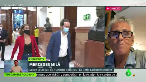 La defensa de Mercedes Milá a Iglesias: "Todo lo que se está consiguiendo en terreno social en un momento tan delicado es de agradecer" La defensa de Mercedes Milá a Iglesias: "Todo lo que se está consiguiendo en terreno social en un momento tan delicado es de agradecer"