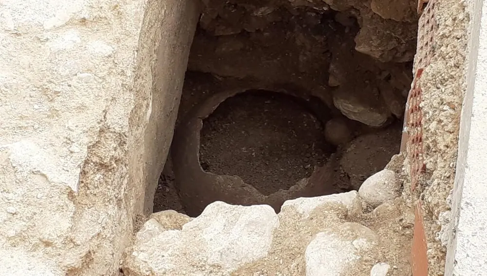 Excavaciones arqueológicas en la calle Uberna.