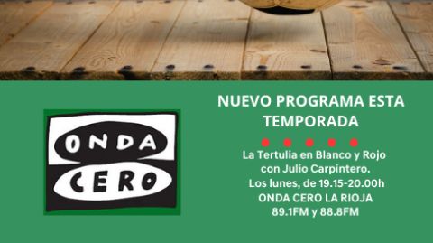 Cartel de "La Tertulia en Blanco y Rojo"