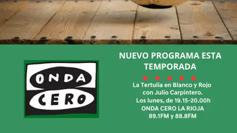 Cartel de "La Tertulia en Blanco y Rojo" CARTEL TERTULIA BLANCO Y ROJO