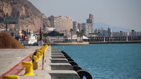 Uno de los muelles del puerto