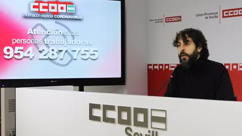 Carlos Aristu, secretario de Acción Sindical de CCOO, en una imagen de archivo Carlos Aristu, secretario de Acción Sindical de CCOO, en una imagen de archivo