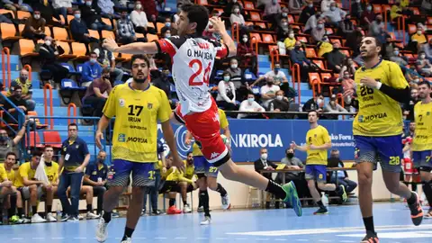 Óscar Marugán, jugador del Nava Segovia