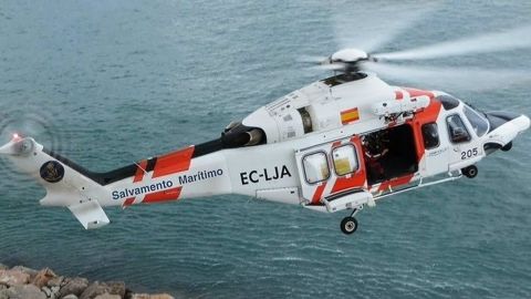 Helic&oacute;ptero Salvamento mar&iacute;timo