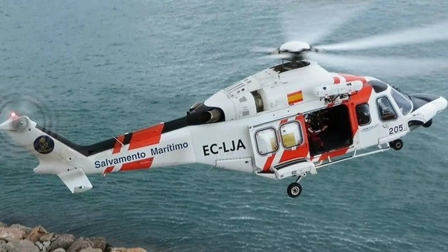 Helicóptero Salvamento marítimo