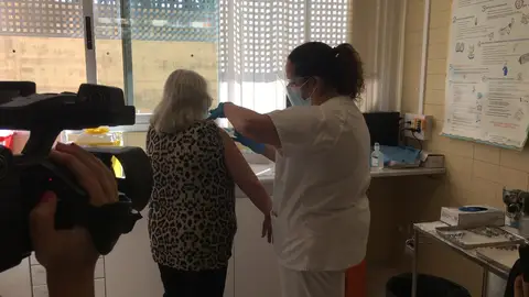 Vacunación en el Centro Social del Raval Vacunación en el Centro Social del Raval