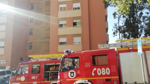 Fuego en un cuarto de contadores