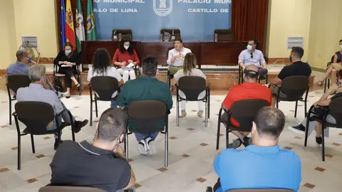 Reunión en el Ayuntamiento de Rota Reunión en el Ayuntamiento de Rota