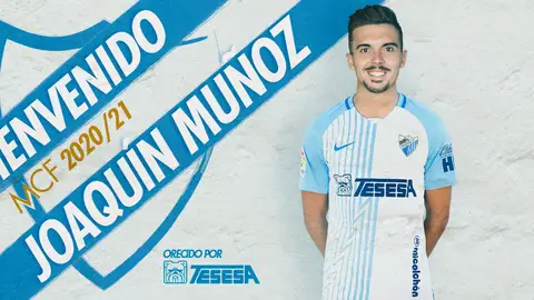 Joaquín Muñoz, nuevo jugador del Málaga CF Joaquín Muñoz, nuevo jugador del Málaga CF