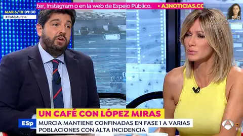 López Miras en Antena 3 López Miras en Antena 3