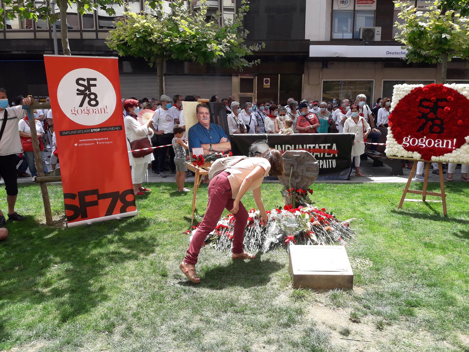 San Fermín 78 Gogoan y familiares de Germán Rodríguez recurrirán a "instancias internacionales" en busca de justicia San Fermín 78 Gogoan y familiares de Germán Rodríguez recurrirán a "instancias internacionales" en busca de justicia