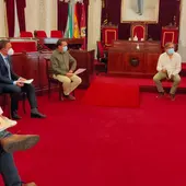 Reunión de los portavoces en el Ayuntamiento Reunión de los portavoces en el Ayuntamiento