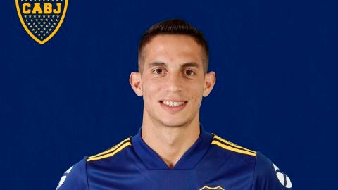 Iván Marcona, con la camiseta de Boca Juniors. Iván Marcona, con la camiseta de Boca Juniors.