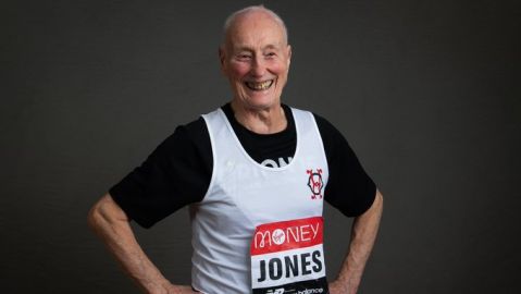 Ken Jones, participante en el Marat&oacute;n de Londres