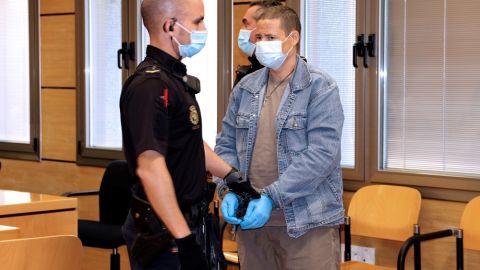 El acusado durante el juicio celebrado en el Audiencia de Ciudad Real