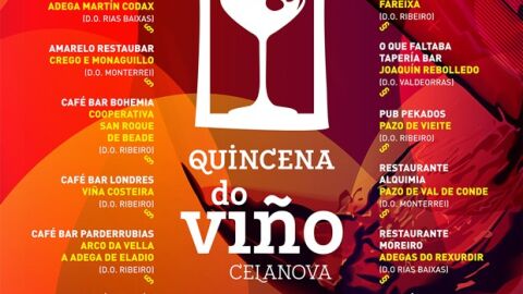 Do 16 &oacute; 30 de outubro cel&eacute;brase a quincena do vi&ntilde;o de Celanova
